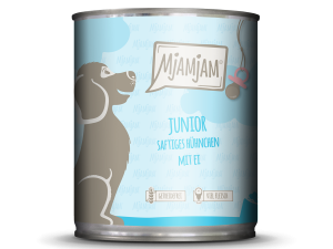 MjAMjAM Hund Junior Hühnchen+Ei 800gD