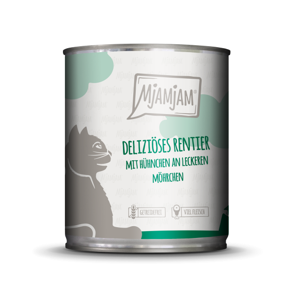 MjAMjAM Katze Rent+Huhn+Möhrchen 800gD
