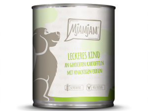 MjAMjAM Hund Rind+Kartoffeln+Erbs. 800gD