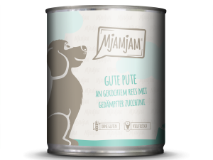 MjAMjAM Hund Pute+Reis+Zucchini 800gD