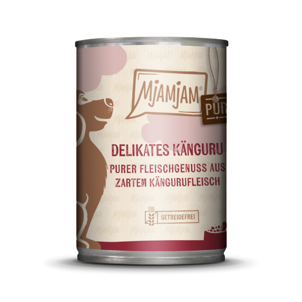MjAMjAM Hund Känguru pur 400gD