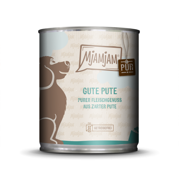 MjAMjAM Hund Pute pur 800gD