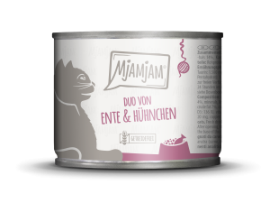 MjAMjAM Katze DUO Ente+Hühnchen+Möhrchen 200gD