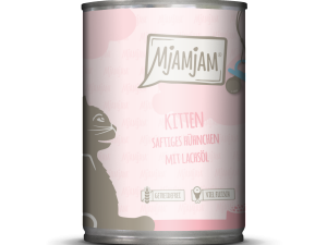MjAMjAM Kitten Huhn+Lachsöl 400gD