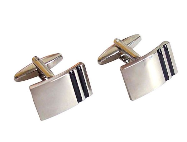 Gemshine - Herren - Manschettenknöpfe - Edelstahl - 2 cm – Bild 3